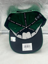 Load image into Gallery viewer, Flat lay of the New York Jets NFL '47 Green Rope Script Hitch Snapback Adjustable Hat, showing its durable materials and comfortable fit for fans.