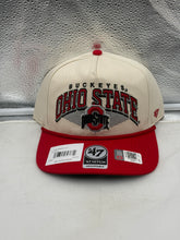 Load image into Gallery viewer, Ohio State Buckeyes NCAA '47 Brand Natural TT Rope Hitch Adjustable Snapback Hat - A stylish Ohio State Buckeyes hat, perfect for game day.