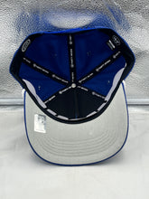 Load image into Gallery viewer, Tampa Bay Lightning NHL '47 Blue Script Hitch Rope Adjustable Snapback Hat showcasing a vibrant blue color with a stylish script design, perfect for game-day attire and casual wear.