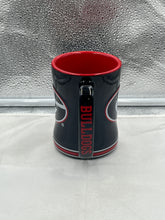 Load image into Gallery viewer, a red and black cup sitting in front of a window