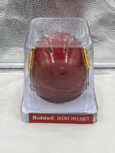 Load image into Gallery viewer, USC Trojans NCAA Red Riddell Speed Mini Helmet showcasing vibrant team colors and iconic logo, ideal for sports memorabilia collectors and USC fans.