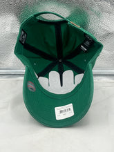 Load image into Gallery viewer, Side view of the Oakland Athletics MLB '47 Brand Throwback Green Clean Up Adjustable Hat displaying the iconic green color inspired by the team's uniform.
