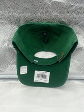 Load image into Gallery viewer, New York Jets NFL '47 Brand Green Clean Up Adjustable Strapback Hat displayed against a neutral background, showcasing its classic design and iconic Jets logo.