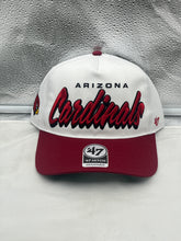 Load image into Gallery viewer, Arizona Cardinals NFL '47 Brand White Two Tone Hitch Snapback Adjustable Hat featuring the iconic team emblem.