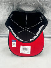 Load image into Gallery viewer, Back view of the Georgia Bulldogs NCAA '47 Brand Black Script Hitch Adjustable Snapback Hat highlighting the adjustable snapback feature for a perfect fit.