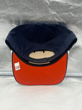 Load image into Gallery viewer, Auburn Tigers NCAA '47 Brand Blue Script Hitch Rope Adjustable Snapback Hat displayed against a neutral background, showcasing its stylish blue design and eye-catching script logo.