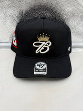 Load image into Gallery viewer, Dale Earnhardt Jr. #8 '47 Brand Black Budweiser Hitch Adjustable Snapback Hat