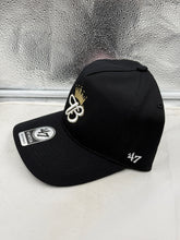 Load image into Gallery viewer, Dale Earnhardt Jr. #8 '47 Brand Black Budweiser Hitch Adjustable Snapback Hat