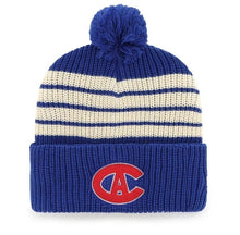 Load image into Gallery viewer, Montreal Canadiens NHL '47 Throwback Blue Winter Beanie Knit Ski Cap Hat – Montreal Canadiens beanie