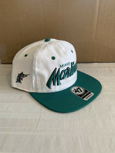 Load image into Gallery viewer, Miami Marlins MLB Cooperstown Script Two Tone '47 Brand Captain Snapback Hat - Casey's Sports Store