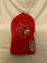 Load image into Gallery viewer, Louisville Cardinals NCAA Zephyr Stretch Fit One Size Red Hat Cap - Casey's Sports Store