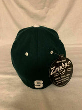 Load image into Gallery viewer, Michigan State Spartans NCAA Zephyr Stretch Fit Green Hat Cap - Casey's Sports Store