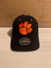 Load image into Gallery viewer, Clemson Tigers NCAA Zephyr Black Stretch Fit Size L Hat Cap - Casey's Sports Store