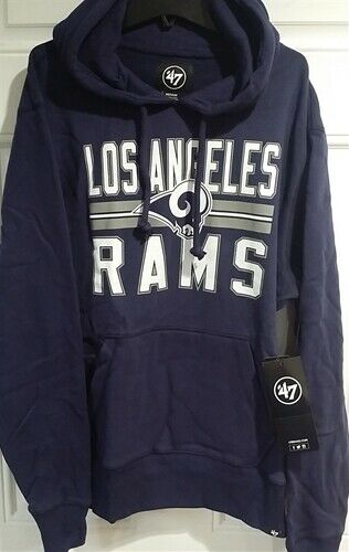 Los Angeles Rams NFL '47 Brand Blue Mens Headline Pullover Hoodie