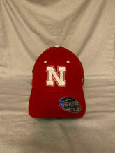 Load image into Gallery viewer, Nebraska Cornhuskers NCAA Zephyr Stretch Fit Red Hat Cap - Casey's Sports Store