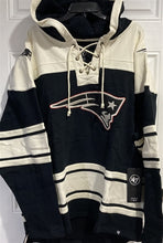 Load image into Gallery viewer, New England Patriots NFL '47 Brand Superior Lacer Men's Hoodie Size 2XL - Casey's Sports Store