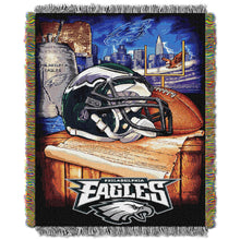 Load image into Gallery viewer, Philadelphia Eagles NFL 48" x 60" Triple Woven Blanket Throw Northwest Company - Casey's Sports Store