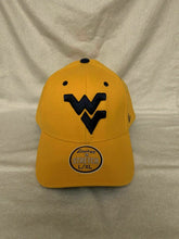 Load image into Gallery viewer, West Virginia Mountaineers NCAA Zephyr Stretch Fit Yellow Hat Cap - Casey's Sports Store