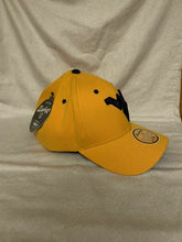 Load image into Gallery viewer, West Virginia Mountaineers NCAA Zephyr Stretch Fit Yellow Hat Cap - Casey's Sports Store