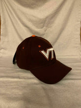 Load image into Gallery viewer, Virginia Tech Hokies NCAA Zephyr Stretch Fit Brown Hat Cap - Casey's Sports Store