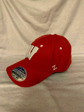 Load image into Gallery viewer, Wisconsin Badgers NCAA Zephyr Stretch Fit Red Hat Cap - Casey's Sports Store