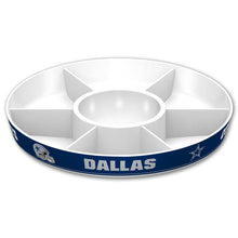 Load image into Gallery viewer, Dallas Cowboys NFL 14.5" 7 Section Party Platter All JV CO - Casey's Sports Store