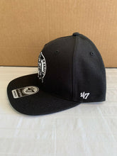 Load image into Gallery viewer, Boston Celtics NBA '47 Brand Black No Shot Captain Adjustable Snapback Hat - Casey's Sports Store