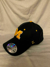 Load image into Gallery viewer, Michigan Wolverines NCAA Zephyr Blue Stretch Fit One Size Hat Cap - Casey's Sports Store