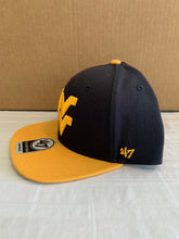 Load image into Gallery viewer, West Virginia Mountaineers NCAA '47 Brand Navy Sure Shot 2 Tone Snapback Hat - Casey's Sports Store