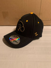 Load image into Gallery viewer, Iowa Hawkeyes NCAA Zephyr Black Stretch Fit Size M/L Hat Cap - Casey's Sports Store