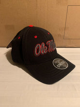Load image into Gallery viewer, Ole Miss Rebels NCAA Zephyr Black Stretch Fit Size XL Hat Cap - Casey's Sports Store