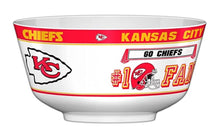 Load image into Gallery viewer, Kansas City Chiefs NFL 2 Gallon Plastic Party Bowl All JV CO - Casey's Sports Store