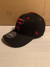Load image into Gallery viewer, Texas Tech Red Raiders NCAA Zephyr Black Stretch Fit Size XL Hat Cap - Casey's Sports Store