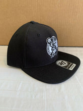 Load image into Gallery viewer, Boston Celtics NBA '47 Brand Black No Shot Captain Adjustable Snapback Hat - Casey's Sports Store