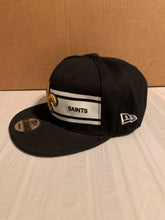 Load image into Gallery viewer, New Orleans Saints NFL New Era Flat Bill Snap Back Hat Cap - Casey's Sports Store