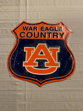 Load image into Gallery viewer, NCAA Assorted Teams Route Road Sign 11" x 11" Hangtime USA Made - Casey's Sports Store