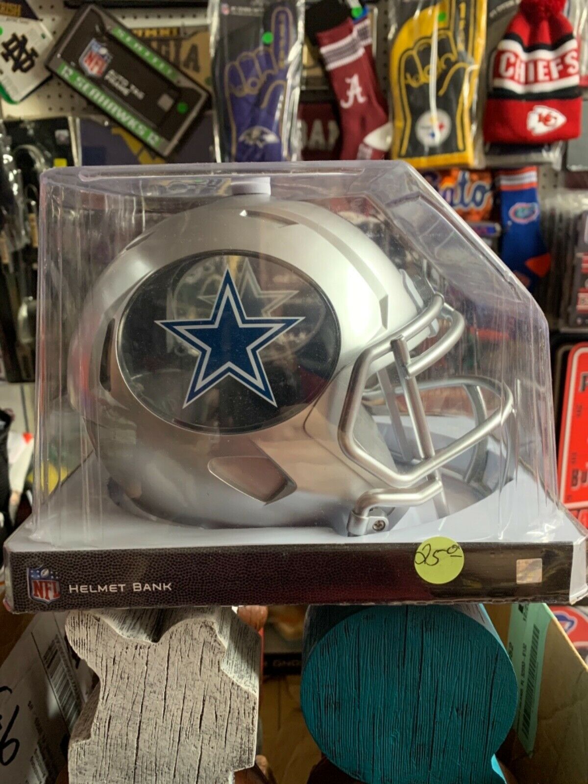 Forever Collectibles NFL Mini Helmet Bank, Dallas Cowboys