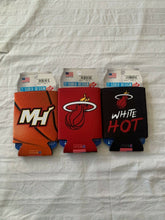 Load image into Gallery viewer, Miami Heat NBA Set Of 3 2-Sided Koozies - Casey's Sports Store