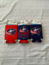 Load image into Gallery viewer, Columbus Blue Jackets NHL Set Of 3 2-Sided Koozies - Casey's Sports Store