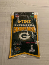 Load image into Gallery viewer, Green Bay Packers NFL Super Bowl Champs Traditions Banner Flag Pennant 14x22 - Casey's Sports Store