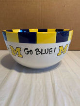 Load image into Gallery viewer, Michigan Wolverines NCAA Ceramic Large Mixing/Salad Bowl Magnolia Lane - Casey's Sports Store
