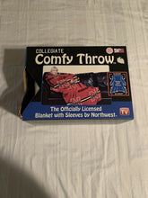 Load image into Gallery viewer, Nebraska Cornhuskers NCAA Fleece Comfy Throw - The Blanket with Sleeves - Casey's Sports Store