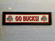 Load image into Gallery viewer, Ohio State Buckeyes NCAA Large Indoor Wood Sign 27" x 7" Hanna's Handiworks - Casey's Sports Store