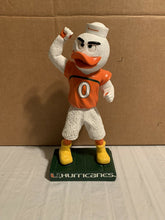 Load image into Gallery viewer, Miami Hurricanes NCAA 12" Mascot Figurine "Sebastian" Evergreen - Casey's Sports Store