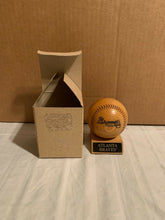 Load image into Gallery viewer, Atlanta Braves MLB 4" Wood Baseball with Stand GBOW - Casey's Sports Store