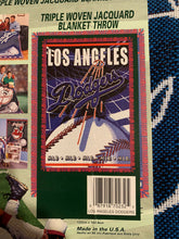 Load image into Gallery viewer, Los Angeles Dodgers Triple Woven Blanket Throw 48” x 60” The Northwest Company - Casey's Sports Store
