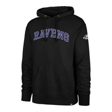 Load image into Gallery viewer, Baltimore Ravens NFL '47 Brand Black Stitched Men's XL Hoodie - Casey's Sports Store