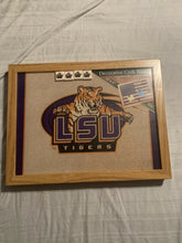 Load image into Gallery viewer, LSU Tigers NCAA 17" x 13" Decorative Cork Board - Casey's Sports Store