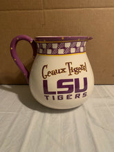 Load image into Gallery viewer, LSU Tigers NCAA Ceramic Gameday Pitcher Huge Memory Company - Casey's Sports Store