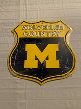 Load image into Gallery viewer, NCAA Assorted Teams Route Road Sign 11" x 11" Hangtime USA Made - Casey's Sports Store
